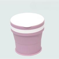 Silicone Folding Cups Business Trip Outdoor Portable Water Cup Office Coffee Cup Gift Cup 350ml white