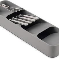 LIUSHADUOLA  Kitchen Drawer Cutlery Storage Tray Knife Holder Spoon Forks Tableware Organizer Container For Spice Bottles Knives