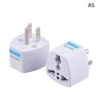 Universal International Travel Plug Adapter Multifunction Au Uk Us To Eu Type E/F France Spain Ac Electrical Socket A5