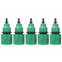5 Pcs 4/7mm-8/11mm Plastic Garden Water Hose Quick Connector Irrigation Adapter Connector Drip Irrigation Tools blue