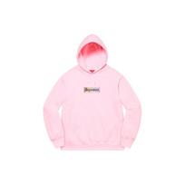 Supreme Bling Box Logo Hooded Sweatshirt SUP-SS22-075 S pink