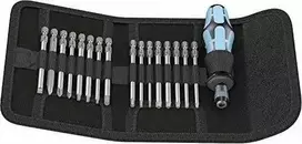 Wera Kraftform Kompakt 60 Stainless - Folding pouch with 89mm long sta