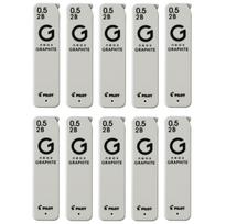 PILOT Sharp Replacement Lead NEOX Graphite 0.5mm 2B 10 Pieces white