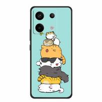 Skirta Xiaomi Redmi Note 13 Pro 5G dėklas, prabangus TPU minkšto silikono galinis dangtelis, telefono dėklai Redmi Note13 Pro Plus 5G, atsparus smūgiams Fundas -Redmi Note13 Pro 5G white