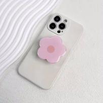 Clear Flower Folding Expandable Mobile Phone Grip Holder Socket Pocket Support for IPhone 17 Finger Ring Griptok Expanding Stand
