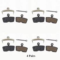 2/4/12 poros dviračio pusiau metalinės diskinės stabdžių kaladėlės Sram Code R RSC (2012+), Guide RE, DB8, G2 RE 4 Pairs black