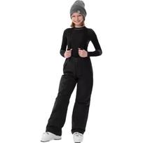Decathlon Kids' Waterproof Warm Snowboard Bib Pants 10-12 Years black