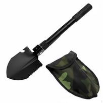 Folding Military Outdoor Survival Tool with Compass, Portable for Camping, Hiking, Gardening