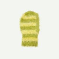 Imitation Mink Hair Hooded Caps Unisex Hood Bib Balaclava Stylish Skullies Hat  Outdoor Sports yellow