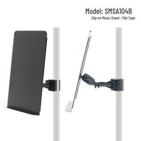 Portable Folding Clip-on Music Stand for Song Sheets, Guzheng, Microphone Accessories, Drum Sets, and Tablet Computers