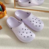 Summer Unisex Clogs Couple Hollow Garden Shoes Lightweight Drifting Beach Sandals 38-39