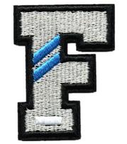 26 spalvingi raidžių ir skaičių audinio aplikai su lipuku drabužiams DW9907F* Iron-on Patch Styles