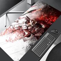 Assassin s Creed pelės kilimėlis Animacinis Užrakintas kraštas Didelis žaidimų kilimėlis Kompiuterio žaidėjo klaviatūros kilimėlis Stalo pelės kilimėlis PC stalo kilimėliai 30cmx60cm(11.8x23.6inch)