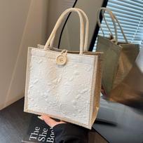 Tote Bag Linen Bag Women Carry Lunch Boxes and Lunch Boxes and Lunch Bags for Women To Work brown