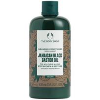 The Body Shop Jamaican Black Castor Oil Leave-in Conditioner – nenuplaunamas kondicionierius garbanotiems plaukams, 400 ml