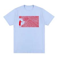 Radiohead Thom Yorke Vintage Punk Tshirt Fashion Rock Music T Shirt Casual Loose Streetwear Harajuku Print Clothing Unisex Tee 4XL pink