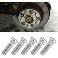 5PCS Car Wheel Studs, M12X1.5 Essential Car Accessories Lug Bolts Secure Wheel Hubs Compatible With Toyota Chevy Lexus Scion Pontiac, Replaces 5PCS gray