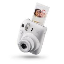 instax mini 12 camera, clay white.