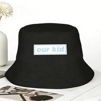 Our Kid Oasi Bucket Hat For Unisex Women  FisherUnisex Hats Funny Fishing Caps Foldable Outdoor Custom Visor Hats One Size black