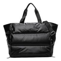 Waterproof Winter Large Capacity Yogodlns Tote Shoulder Bag For Women Space Pad Cotton Feather Down Crossbody Bag Female Casual Handbags 42*23*31cm gray