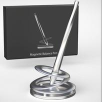 Individualus logotipas magnetinis levituojantis rašiklis, premium metalinis plaukiojantis rašiklis biuro dekoravimui, prabangus korporatyvinis dovanų rinkinys, raštinė