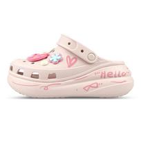 Crocs Crush Clog MM Dream Builder trick-or-treating doll dopamine fun dreamy hand-painted playful hole shoes unisex quartz powder 38-39 white