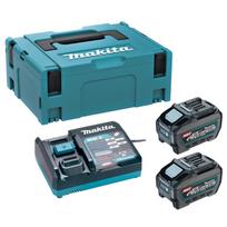 Makita PSKGRT2J 40V 2 × 5,0 Ah – akumuliatorių ir įkroviklio komplektas