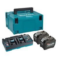 Makita PSKGPL2J 40V 2 × 8,0 Ah – akumuliatorių ir įkroviklio komplektas