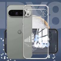 Ultra Thin Transparent Case For Google Pixel 9 Pro XL Case For Google Pixel 9 8 6 7 Pro 9A 8A 7A 6A Shockproof Soft Phone Cover For Google Pixel 8 Pro gray