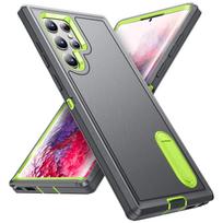Case For Samsung Galaxy S24 S23 S22 Ultra Plus A16 A06 A15 Heavy Duty Shockproof -Scratch Rugged Protective Kickstand Cover Samsung A16 5G pilka