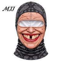 Skiing Snowboarding Accessories Old Man Woman Face Mask for Winter, Realistic Print Funny Ski Balaclava Mask, Full Cover Cycling Motorcycling H
