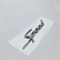For Bentley Continental GT GTC Wing Speed Badge Emblem Car Stickers 3W8853675E HL7 gray