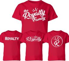The Royalty Family T-Shirt Youtuber Merch Gamer Vlogger Kids Boys Unisex Tee S red