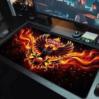 Hawthorn Football Club Mouse Pad Large Gaming Table Cushion Nonslip Laptop Tablet Big Mousepad Xxl Mat Mini Pc Playmat With Lock Edge 30cmx80cm(11.8x31.5inch)