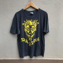 Vintage rare 80s SOUL 2 SOUL rap tee / hiphop funk / jazzie b / Extra Large L gray