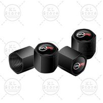 SV SVR Logo Car Tire Valve 4pcs Wheel Tire Valve Stem Dust Cap Cover For Discovery Freelander Land Rover Range Rover Evoque L322 XS3
