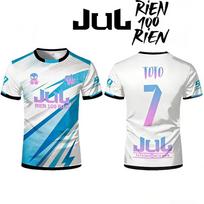 Naujas JUL Toto Ninetta margintas T-shirt vyriškas moteriškas Hip Hop kvėpuojantis futbolo treniruočių drabužis suaugusiųjų ir vaikų sportinis marškinėlis XXL