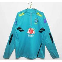 Vintage Classic Brazil France Long Sleeve Football Jersey Collectible Sports Shirt Adult L