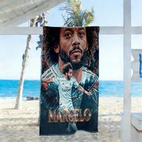 Messi Marcelo Real Madrid Legend Customizable Name Beach Towel Super Soft Microfiber Quickdry Fabric Suitable For Swimming Gym Camping Yoga Vacation 70cmx140cm(27x55inch)