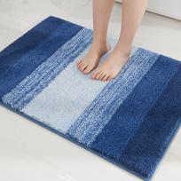 VIKAMA Minimalist Gradient Bath Mat — Ultra-Absorbent, Non-Slip Bathroom Mat, Machine Washable, Soft Door Mat Rug 40X60CM(1.3X2FT