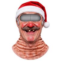 Novelty Old Man Print Ski, Funny Realistic Full Face Cover for Winter, 3D Pattern, Sunglasses Not Included One Size