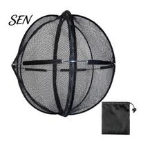Tear Resistant Mesh Pet Playpen Rolling Cat Hamster Ball, Pop Up Outdoor Catio Enclosure, 27  Foldable Breathable Escape Proof with Zipper Door, A