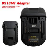 Adapteris Keitiklis Dewalt/Milwaukee/Bosch/Einhell 18V Li-jonų baterijai, Parkside X11V baterijai, Naudoti Makita 18V Li-jonų įrankiui