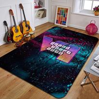 G-Grand Theft Auto Spausdinamas kilimas Madingas jogos kilimėlis Miegamojo dekoratyvinis kilimas Svetainės dekoratyvinis grindų kilimėlis Gimtadienio dovana 50x80cm