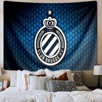 Club Brugge Fc Crest Tapestry Playroom Tapestry, Accessories for Bedroom,Livingroom, dormitory Room Wall Decor Fan Birthday Gifts 100cmx150cm