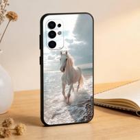 Art G-Galloping Horse Phone Case For Samsung S25,S24,S21,S22,S23,S30,Ultra,S20,Plus,Fe,Lite,Note,10,Black Cover Samsung S20lite5G gray