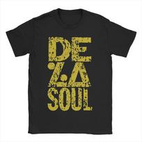 Vyriški Moteriški De La Soul ATCQ A Tribe Called Quest Marškinėliai Grynos Medvilnės Drabužiai Vintažiniai Trumpomis Rankovėmis Marškinėliai Dideli Dydžiai Marškinėliai L yellow