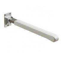 Wall Mounted Toilet Grab Bar Non Slip Folding Handrail Foldable gray