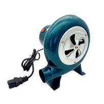 High Efficiency Outdoor Barbecue 48V 80W Metal Air Blower for Campfire Popcorn Maker Outdoor Cooking Tricycle Compatible 1 gray
