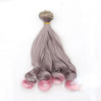 COS Dolls Perukas Naktinis Loli Leaf Rory Bobbi Salonas Lėlės Plaukų Perukas Plaukų Plaukų Užuolaida NO03 gray